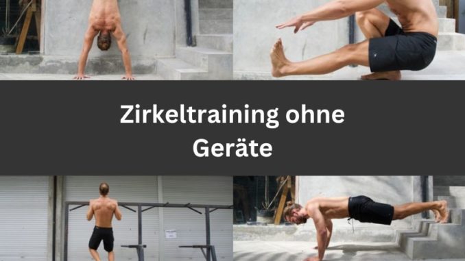 Zirkeltraining ohne Gewichte