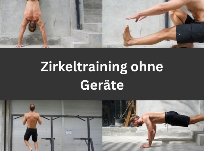 Zirkeltraining ohne Gewichte
